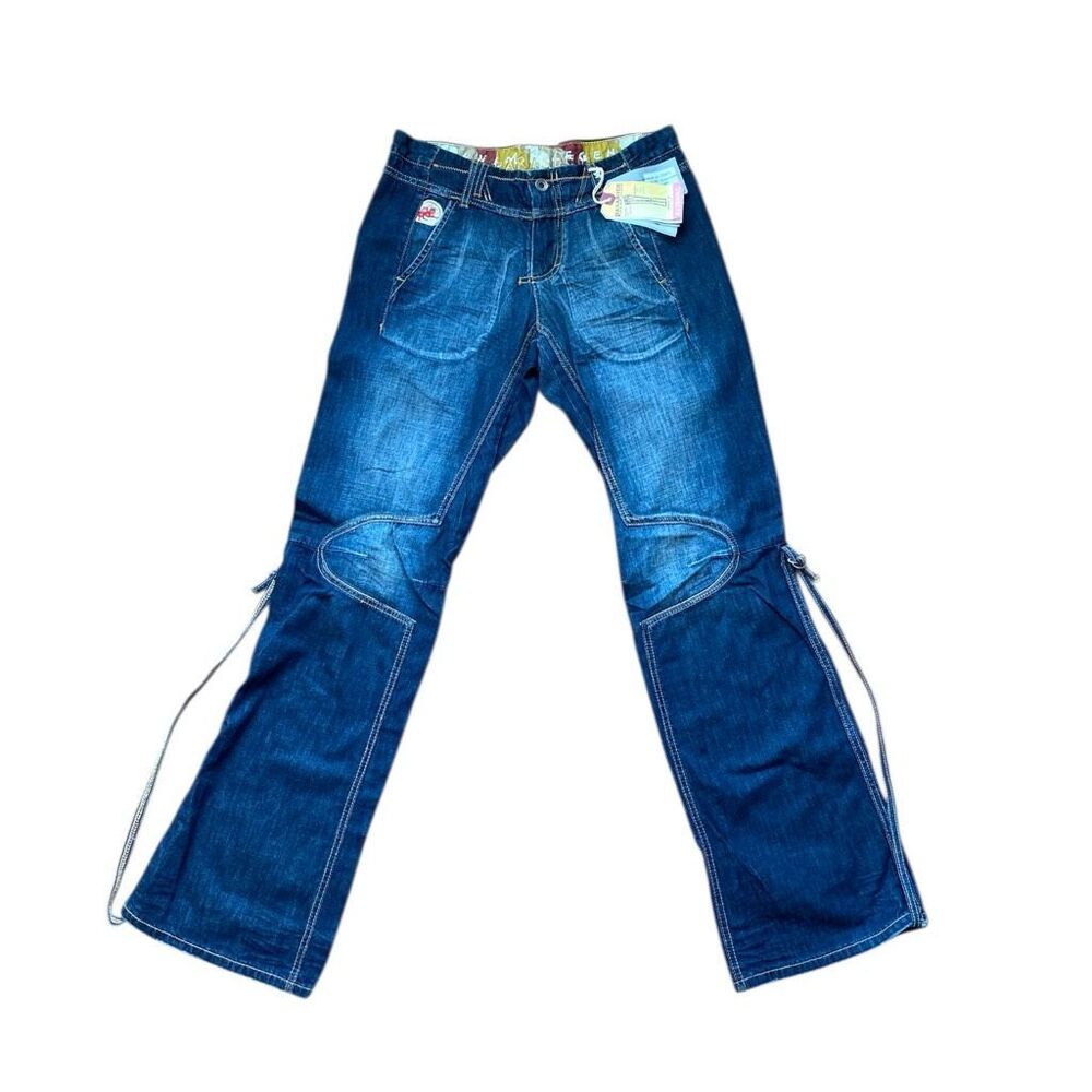 parasuco low-rise baggy strap jeans